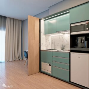 Cuisine modulaire équipée déplaçable – Image 3
